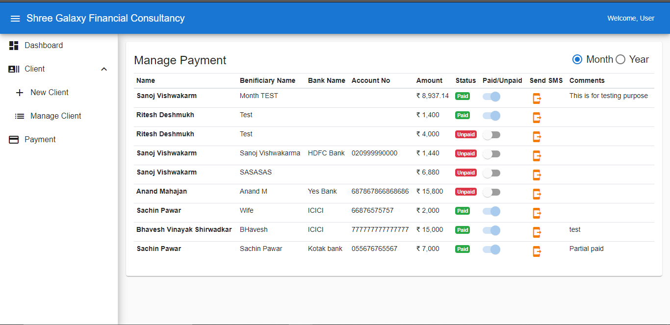  Custom Financial Services Application